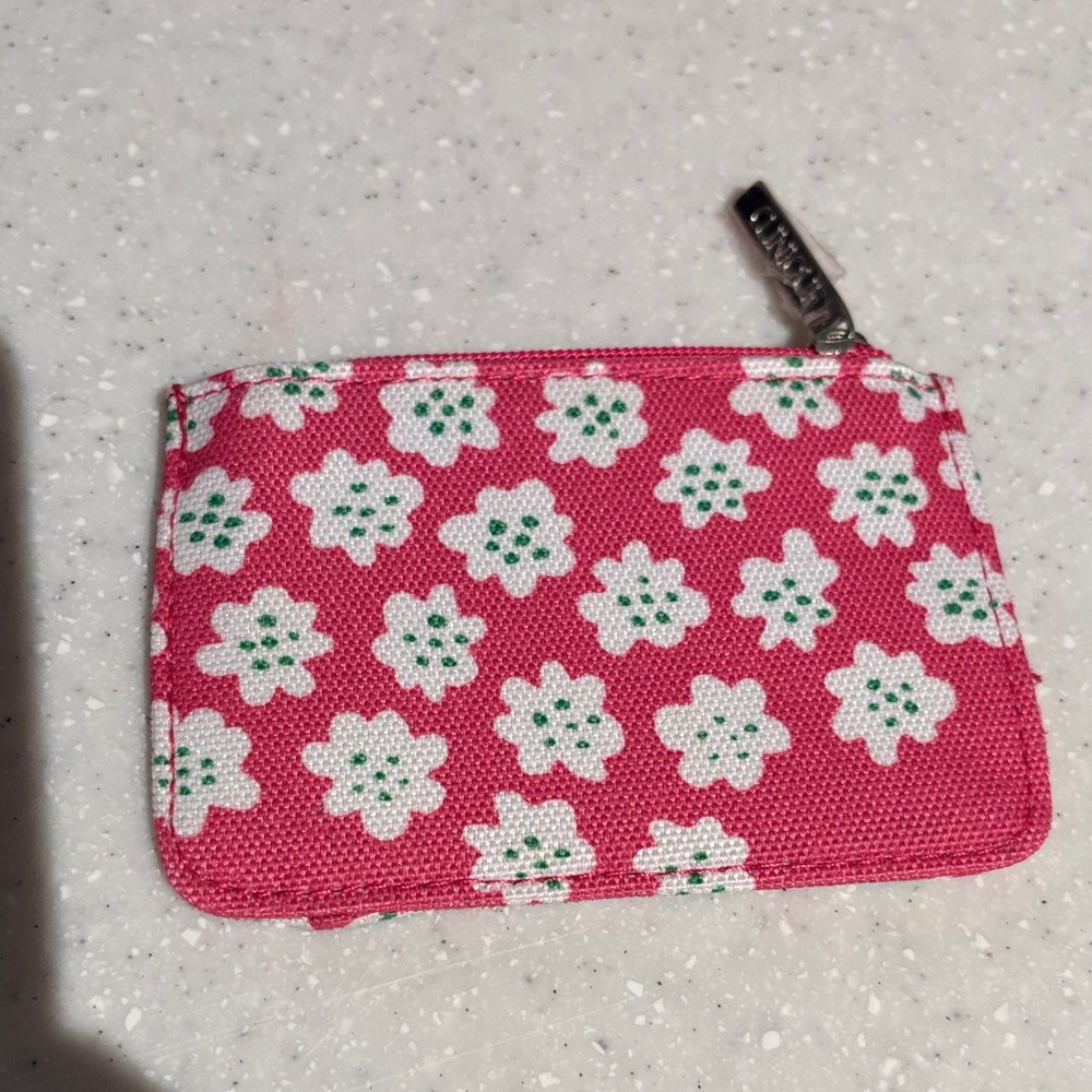 Marimekko Pink and Green Floral Coin Pouches - Picture 3 of 5